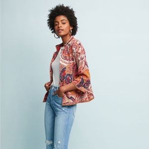 Paisley Intarsia Blazer from Anthropologie